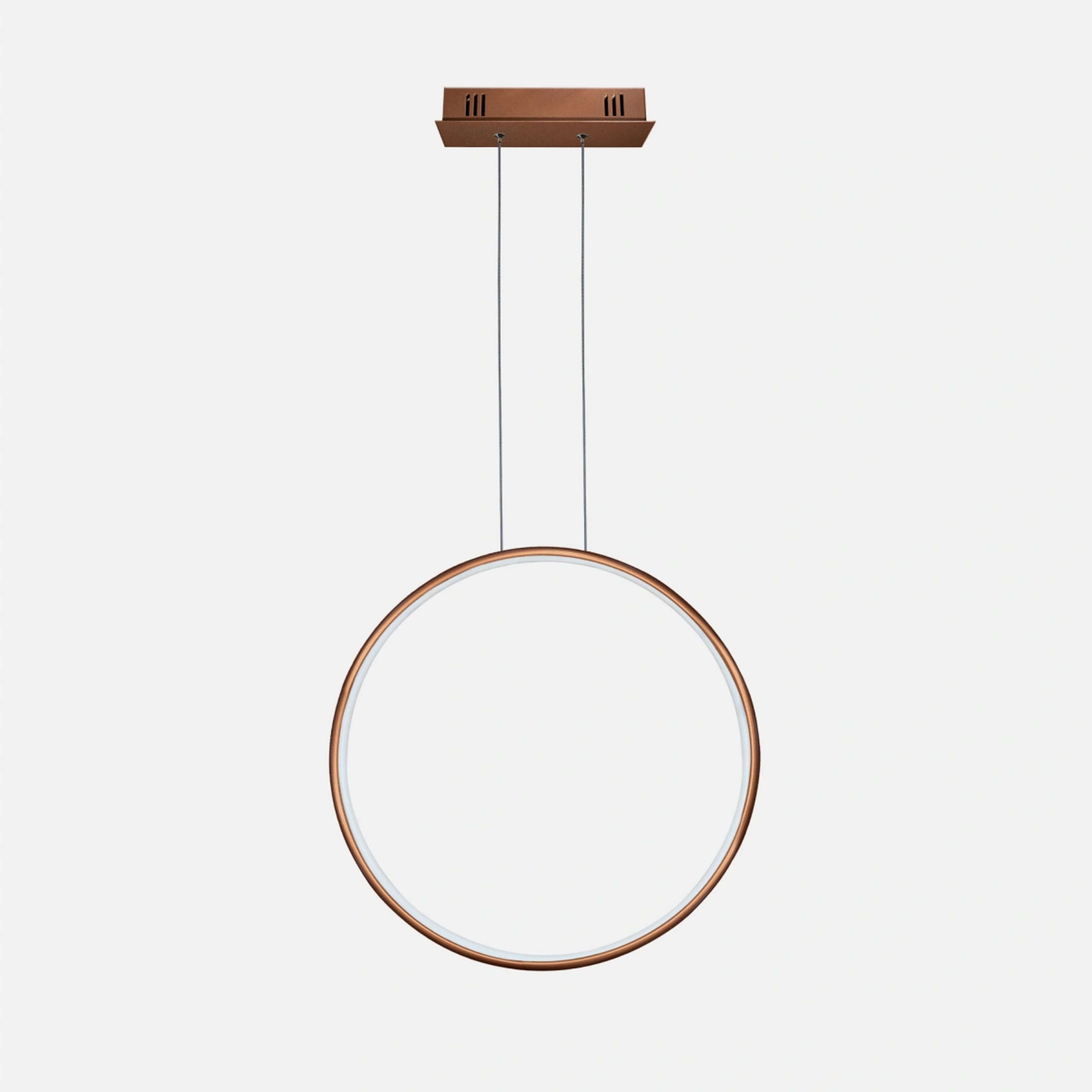 Altavola Design Ledowe Okręgi závěsné svítidlo 1x23 W měděná LA073/X_60_in_3k_copper_dimm