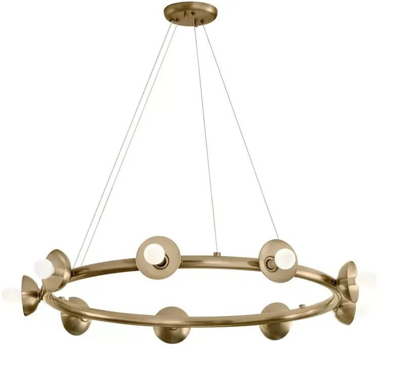 Elstead Lighting Palta závěsné svítidlo x40 W hnědá KL-PALTA9-CPZ