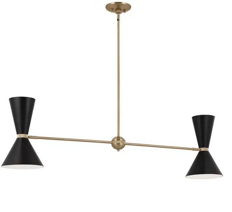 Elstead Lighting Phix závěsné svítidlo 4x40 W černá-hnědá KL-PHIX-2-LINEAR-CBB