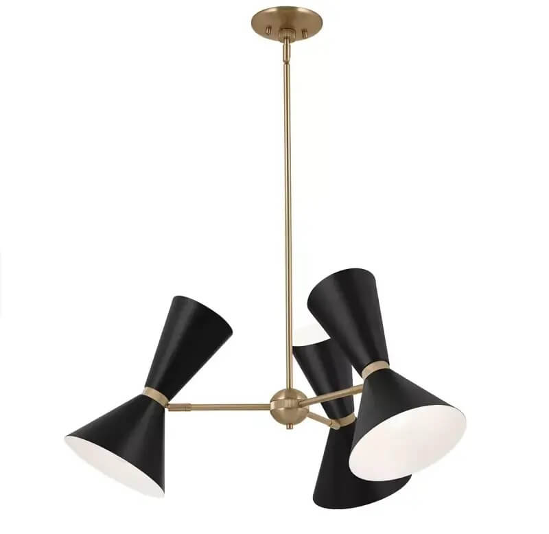 Elstead Lighting Phix závěsné svítidlo 6x40 W černá-hnědá KL-PHIX-3-CBB