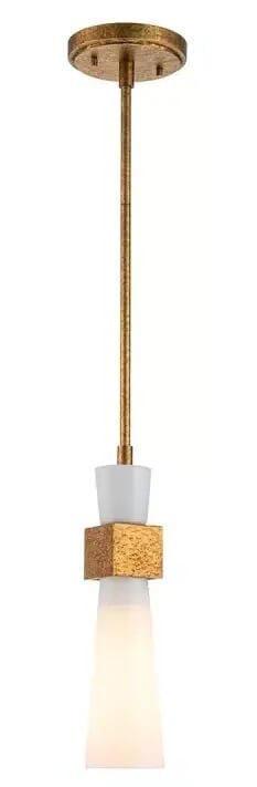 Elstead Lighting Kristy závěsné svítidlo 1x40 W zlatá-opálová KRISTY-MP-DG-OPAL