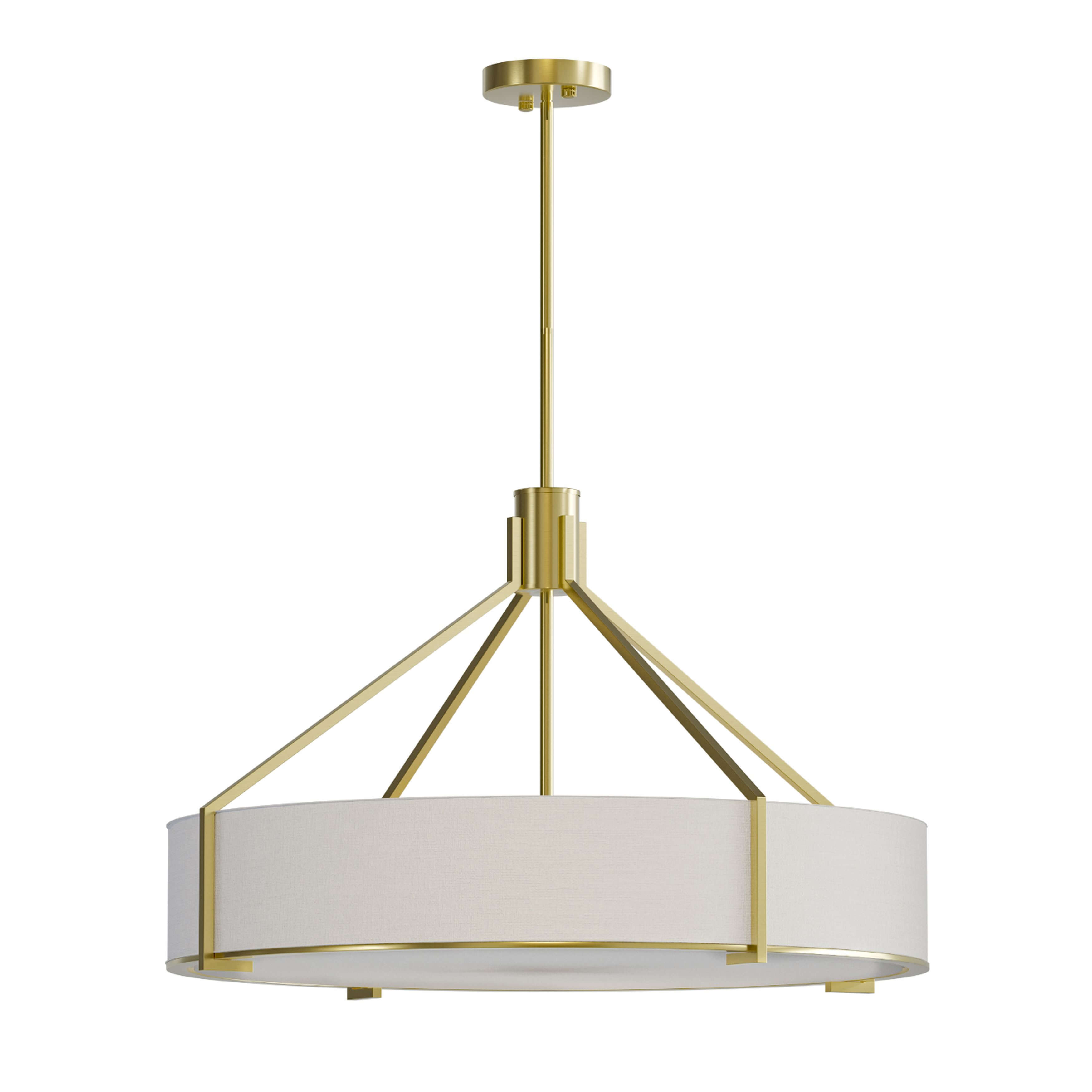 Open Design Doretto závěsné svítidlo 1x15 W bílá-zlatá OR85662