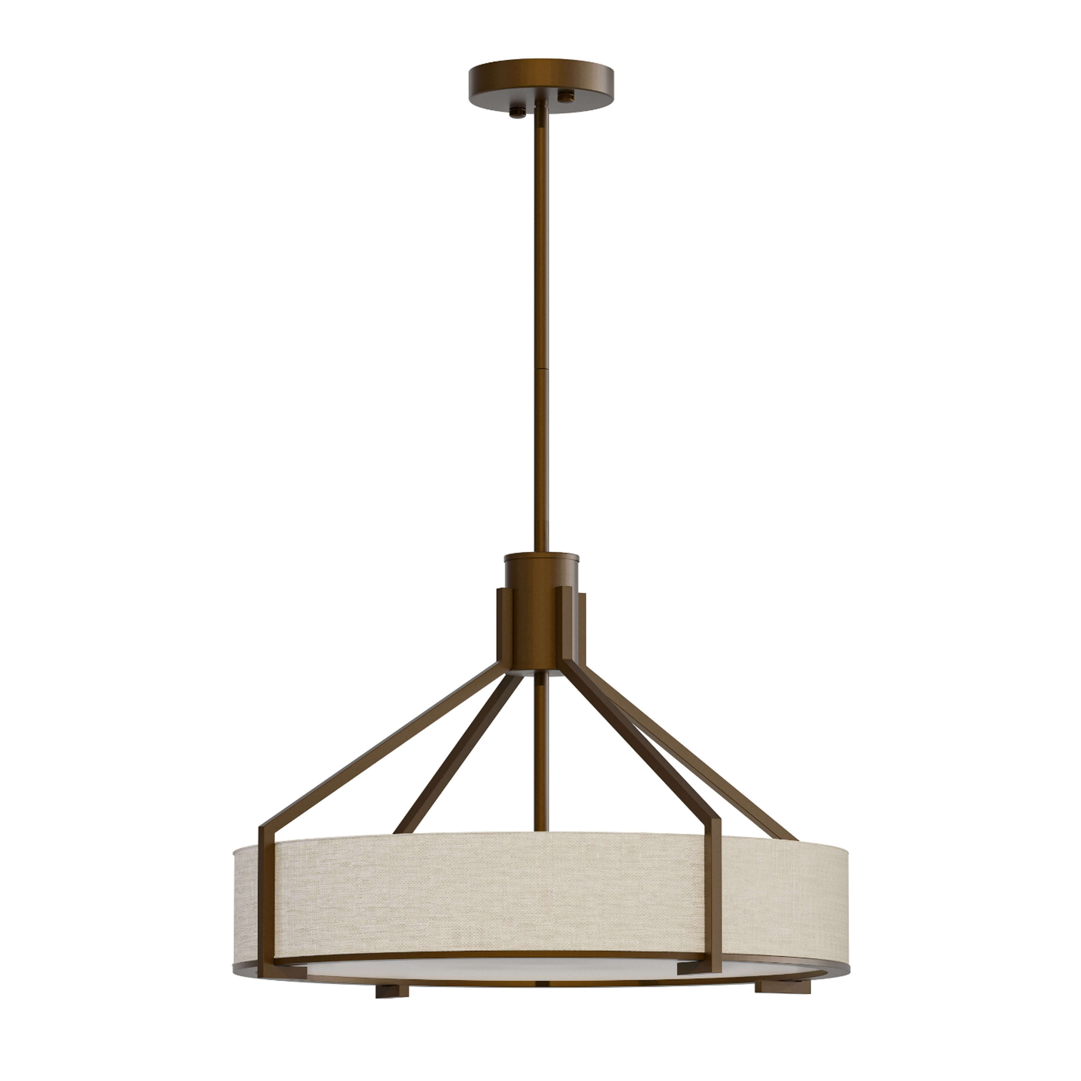 Open Design Doretto závěsné svítidlo 1x15 W bílá-hnědá-béžová OR85648