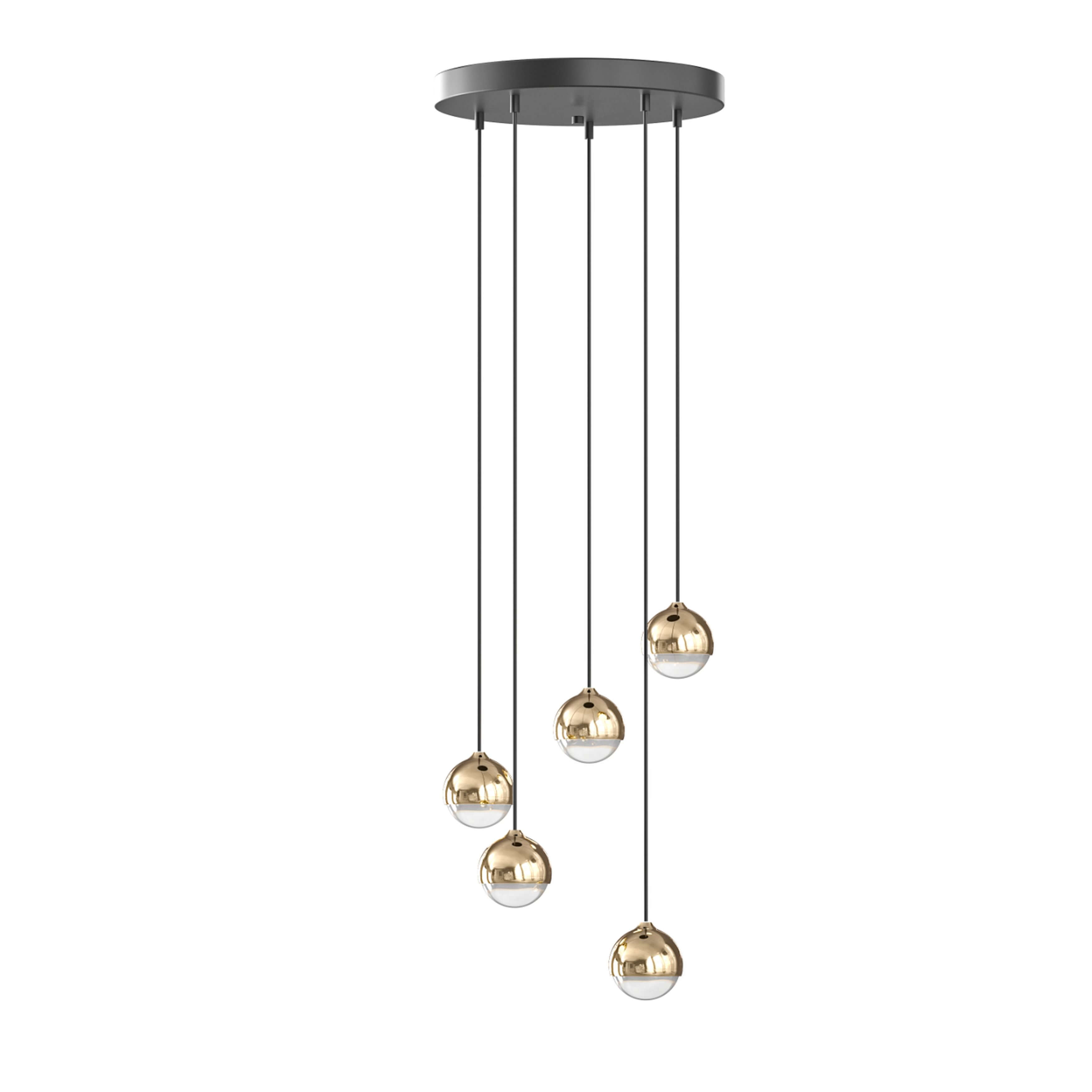 Open Design Bolicina závěsné svítidlo 5x5 W zlatá OR85518
