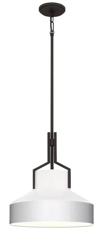 Elstead Lighting Brecken závěsné svítidlo 2x60 W hnědá-opálová QZ-BRECKEN-2P-OZ-OPAL