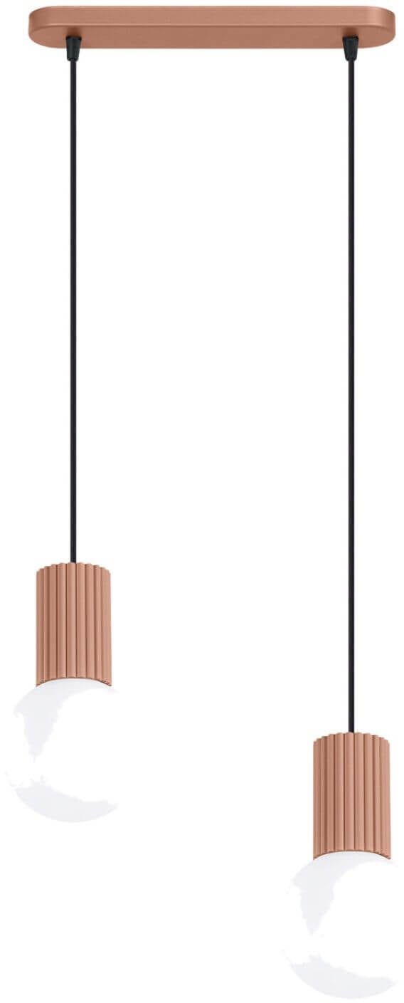Sollux Lighting Halo závěsné svítidlo 2x8 W béžová SL.1986
