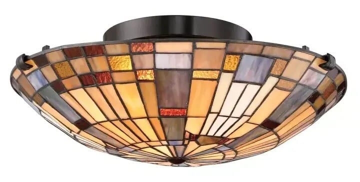 Elstead Lighting Inglenook stropní světlo 2x60 W vícebarevná QZ-INGLENOOK-F-SMALL