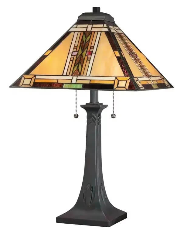 Elstead Lighting Navajo stolní lampa 2x60 W vícebarevná QZ-NAVAJO-TL-VB