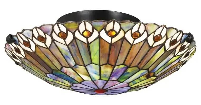 Elstead Lighting Watkins stropní světlo 2x60 W vícebarevná QZ-WATKINS-F-VB