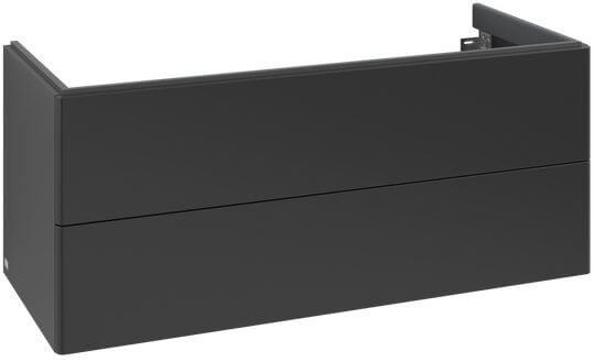 Villeroy & Boch Antao skříňka 118.8x50.4x49.3 cm pod umyvadlo závěsná černá K06000PD