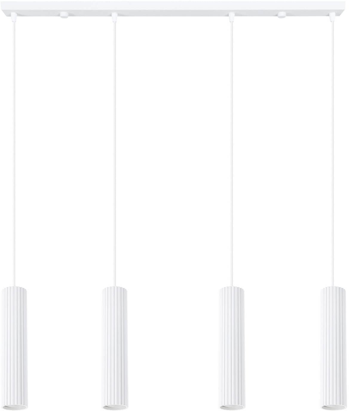 Sollux Lighting Karbon závěsné svítidlo 4x10 W bílá SL.2001