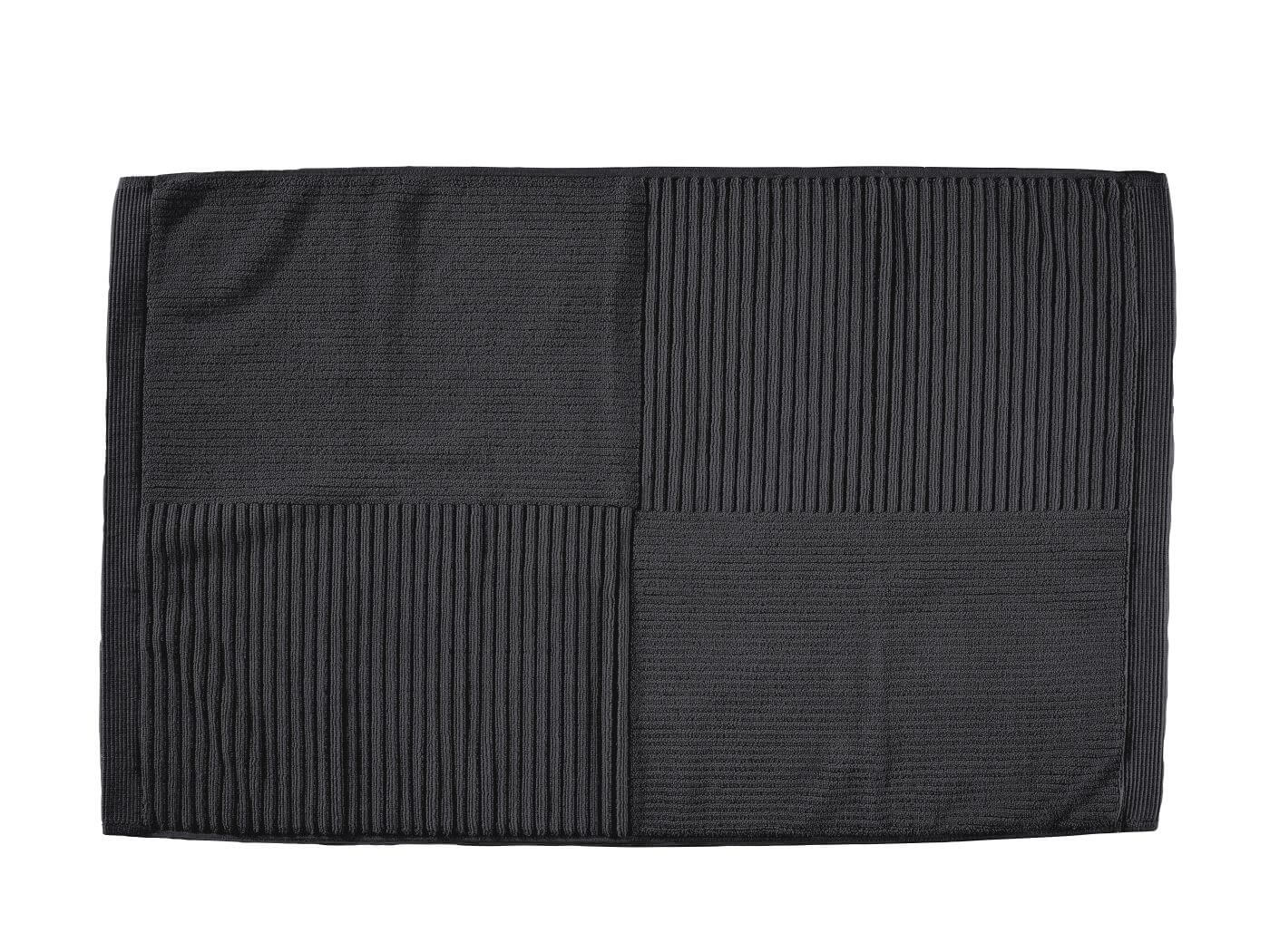 Zone Denmark Classic koupelnová podložka 80x50 cm obdélníkový černá 34967