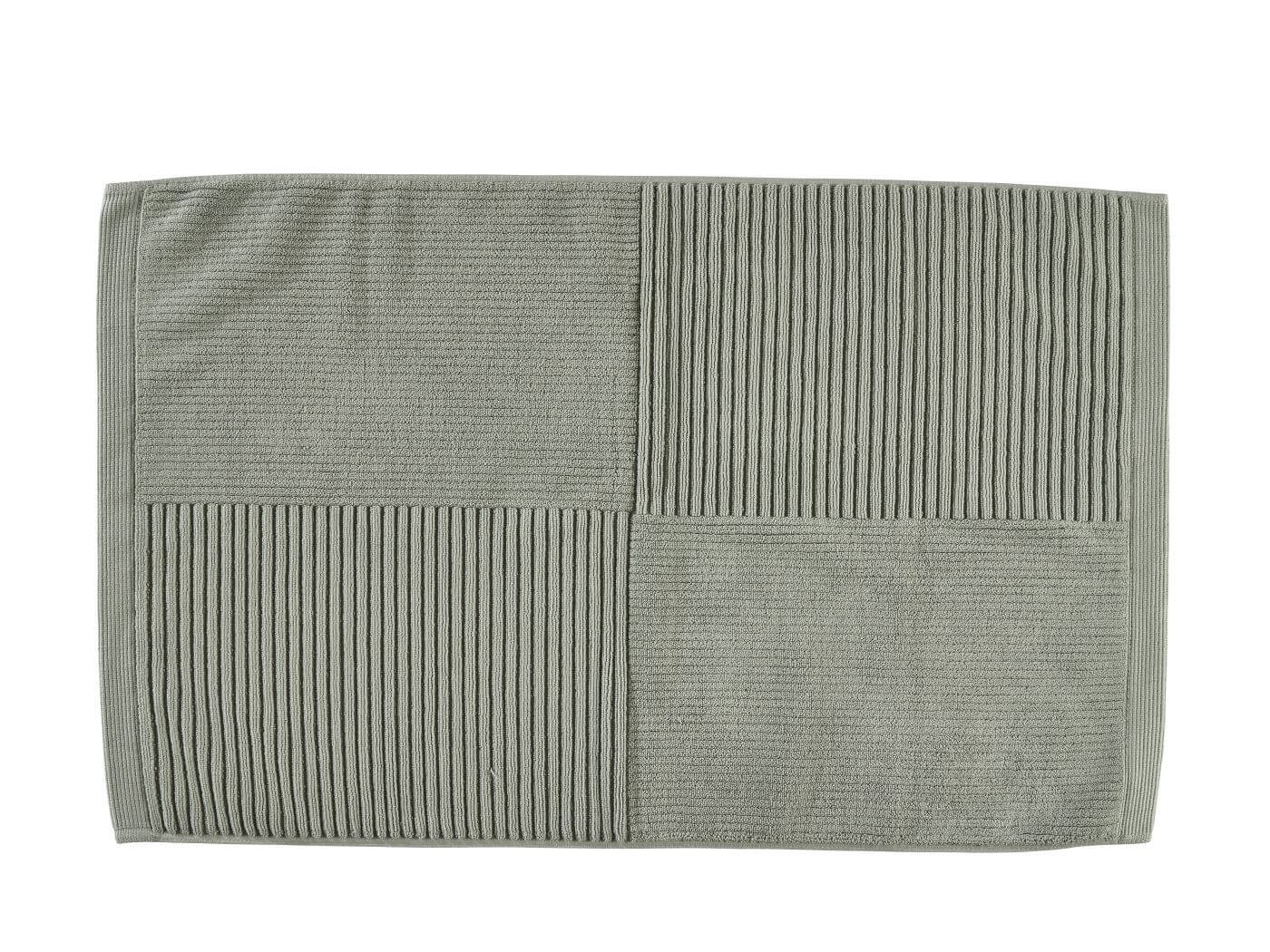 Zone Denmark Classic koupelnová podložka 80x50 cm obdélníkový zelená 34976