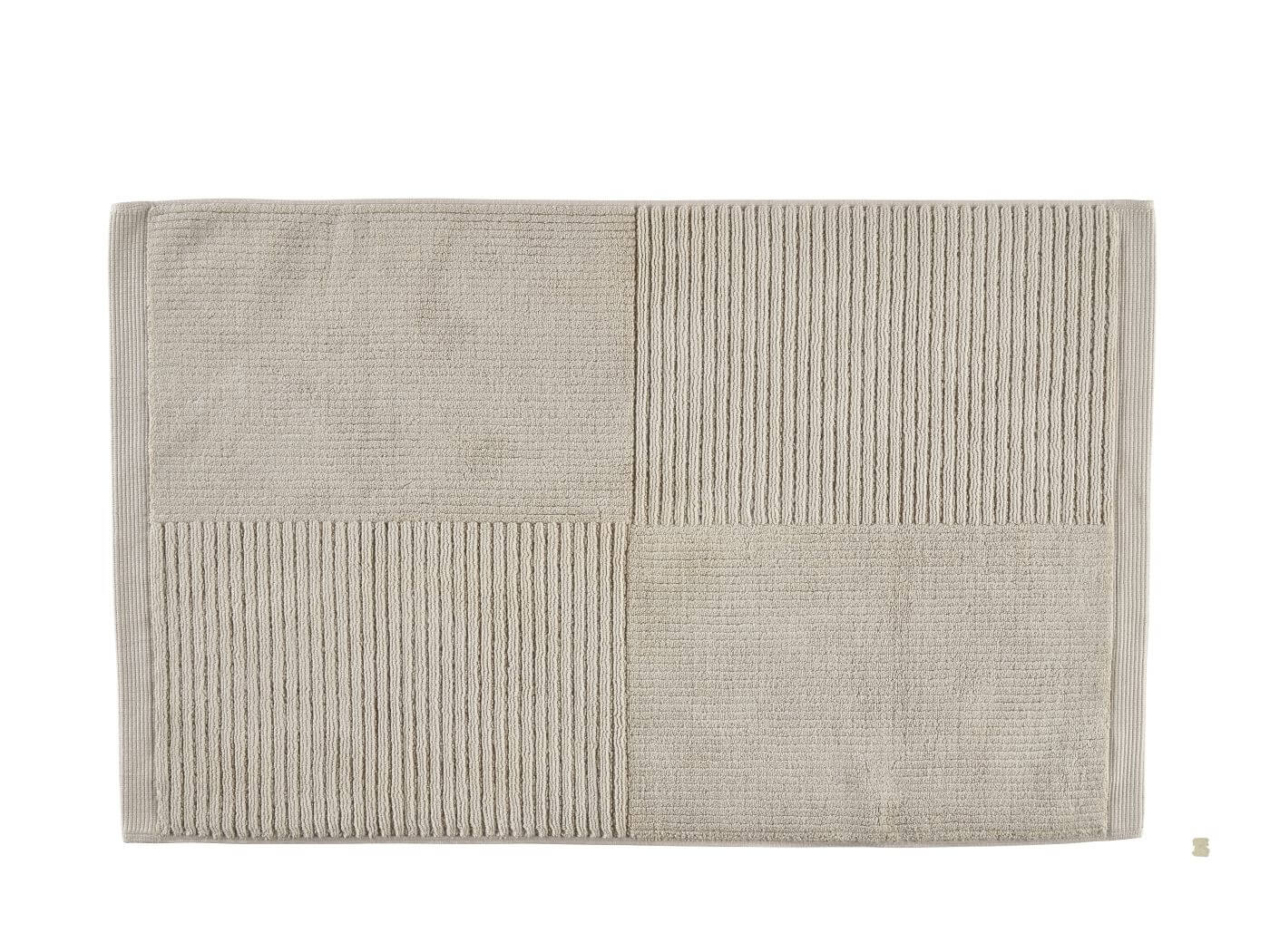 Zone Denmark Classic koupelnová podložka 80x50 cm obdélníkový béžová 35161