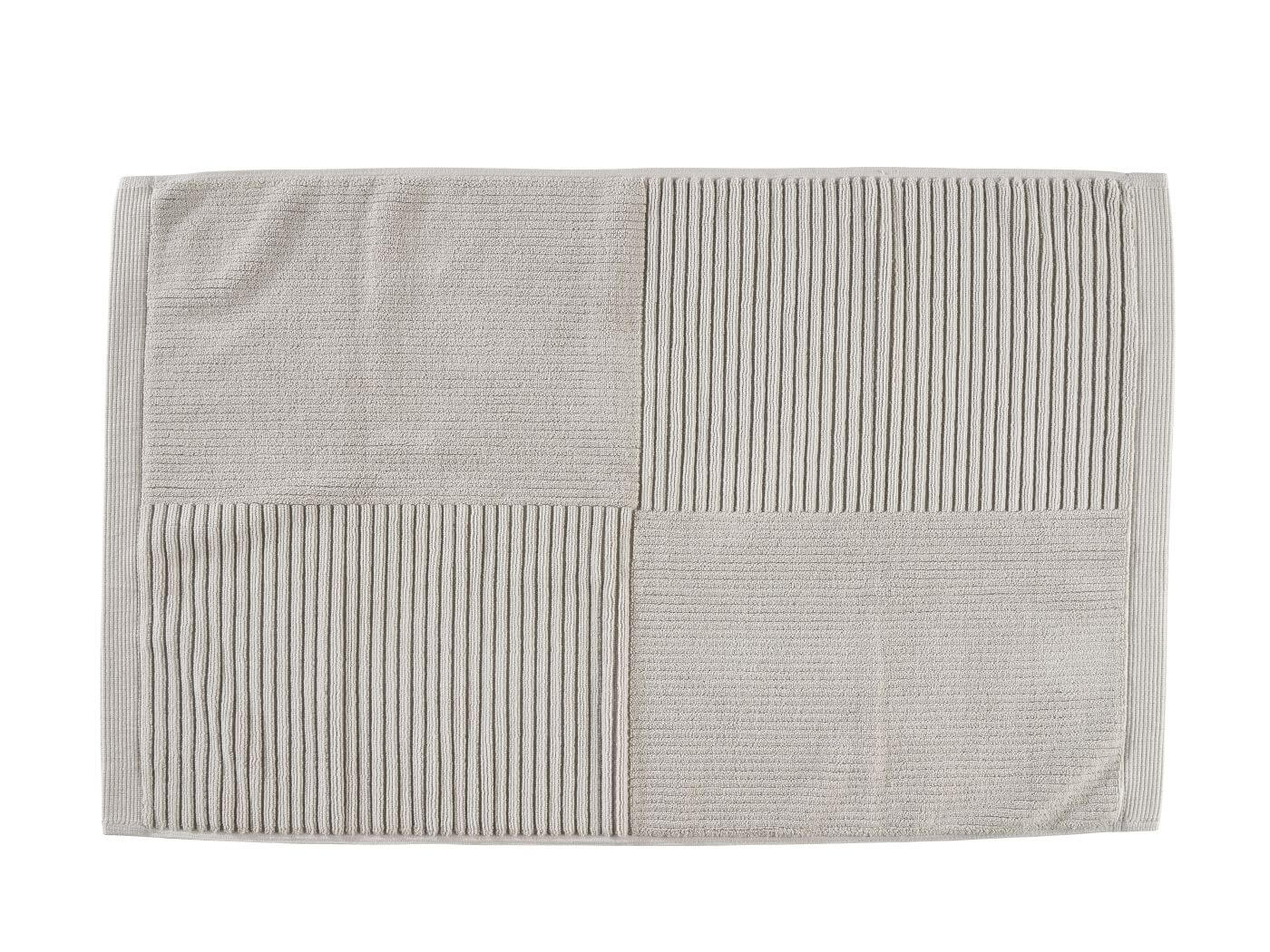 Zone Denmark Classic koupelnová podložka 80x50 cm obdélníkový šedá 34971