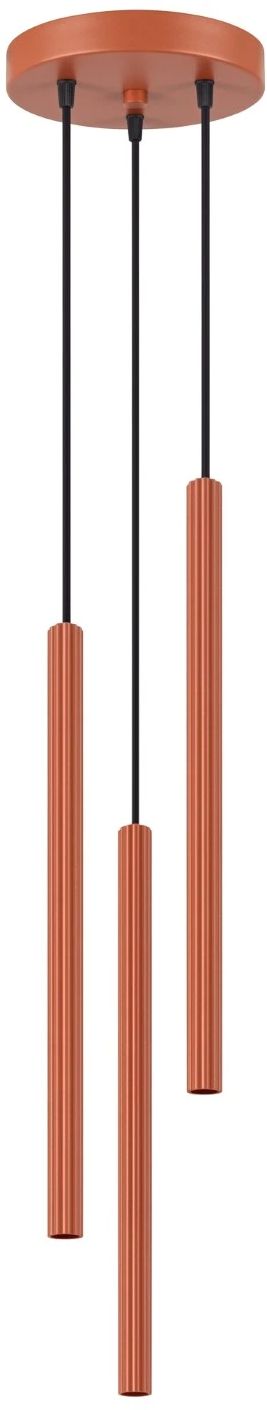 Sollux Lighting Arche závěsné svítidlo 3x8 W červená SL.2041