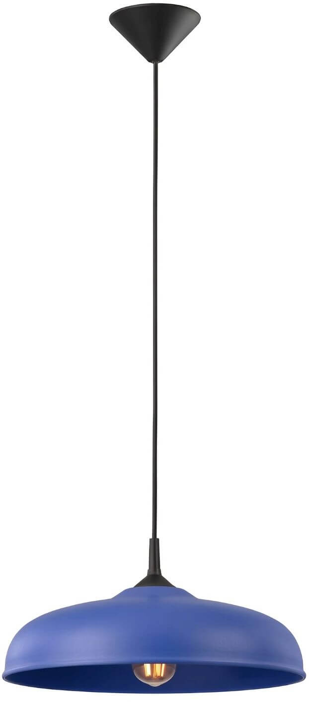 Sollux Lighting závěsné svítidlo 1x15 W modrá SL.2064