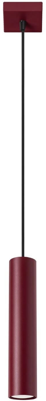 Sollux Lighting Lagos závěsné svítidlo 1x10 W vínová SL.2081