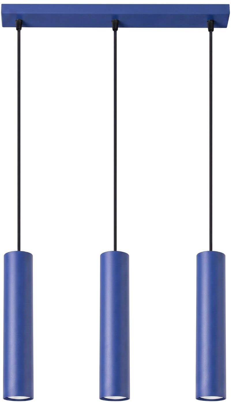 Sollux Lighting Lagos závěsné svítidlo 1x10 W modrá SL.2085