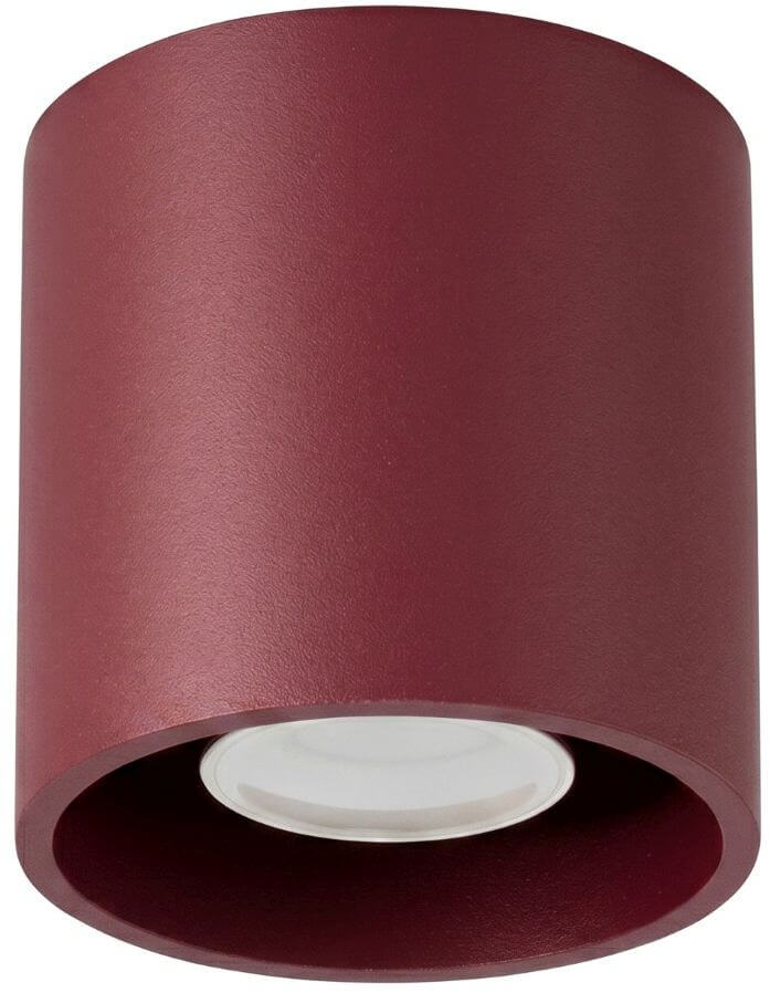 Sollux Lighting Orbis stropní světlo 1x10 W vínová SL.2096