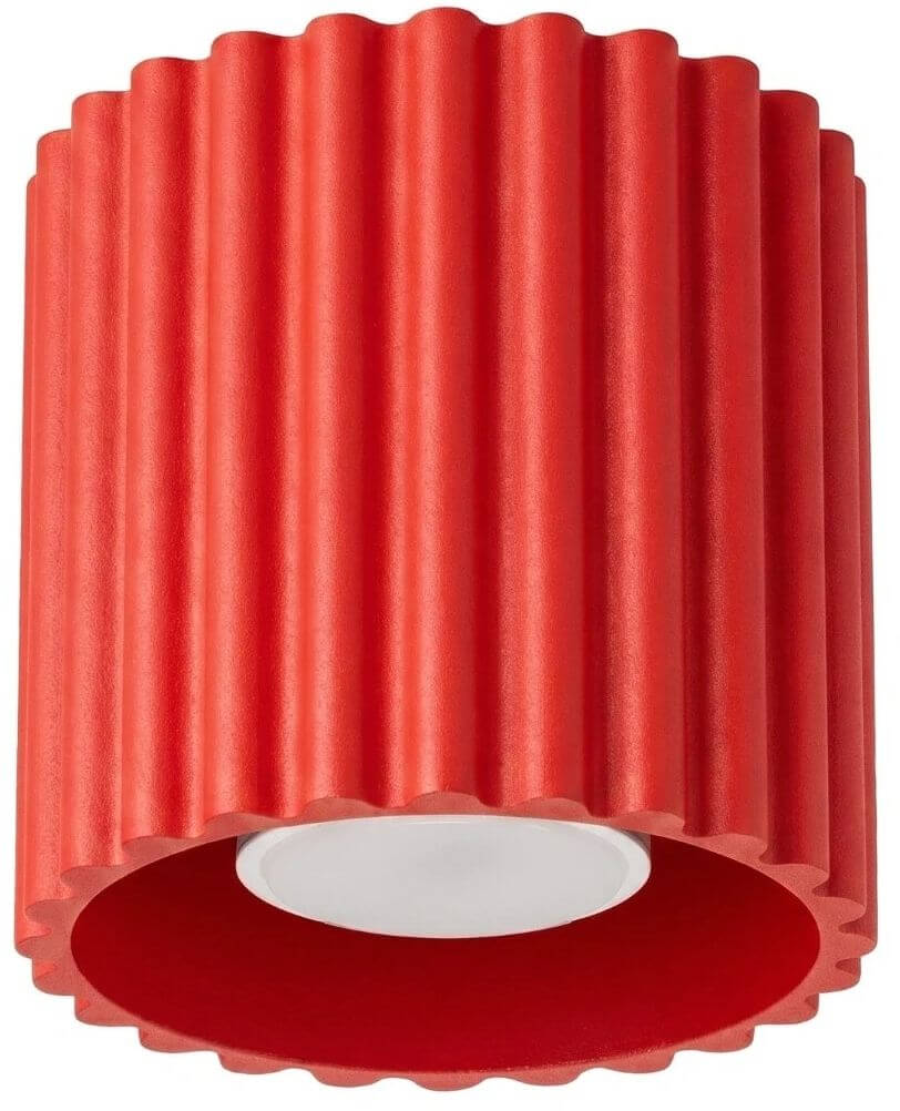 Sollux Lighting Aura stropní světlo 1x10 W červená SL.2418