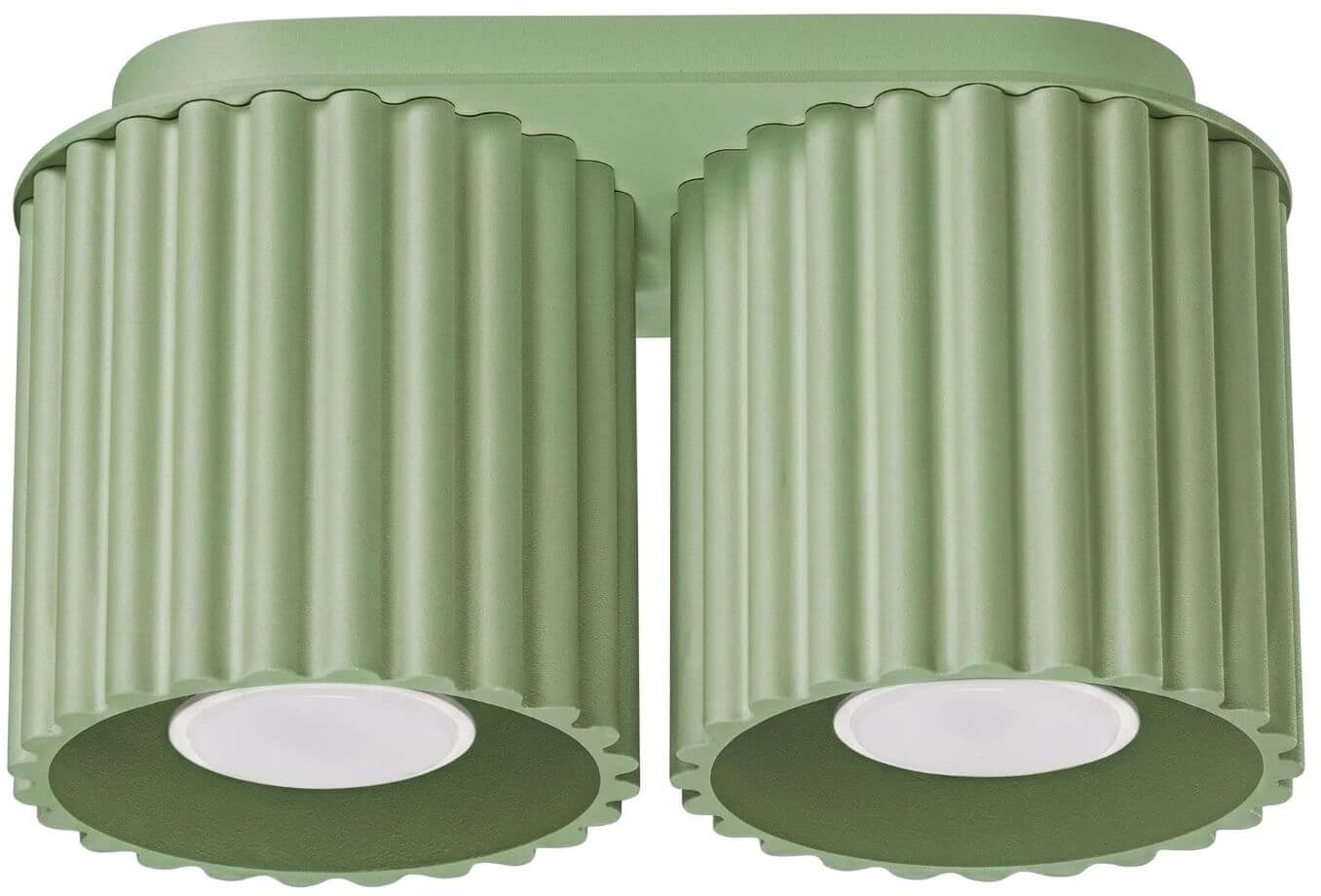 Sollux Lighting Aura stropní světlo 2x10 W zelená SL.2409