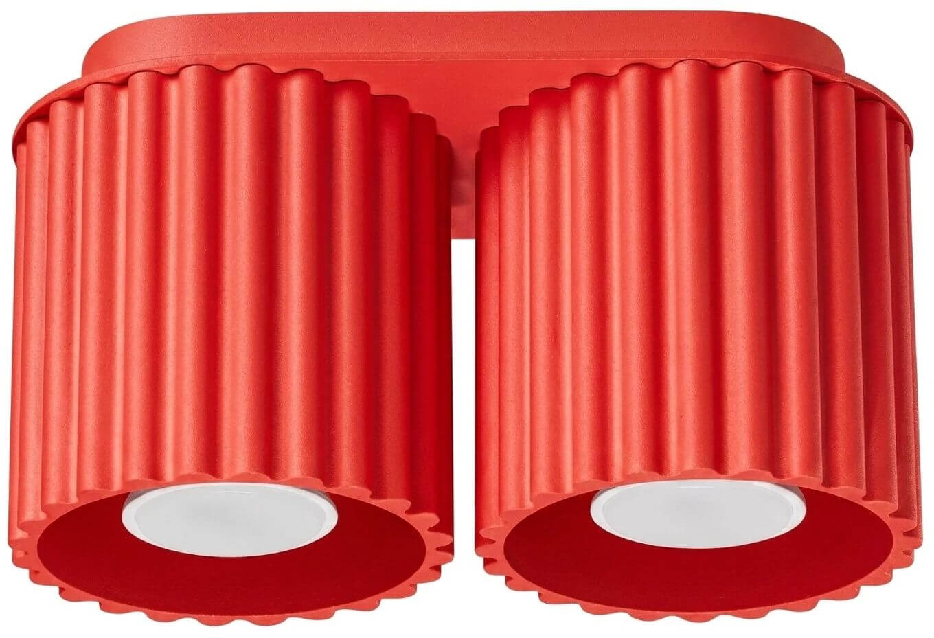 Sollux Lighting Aura stropní světlo 2x10 W červená SL.2419