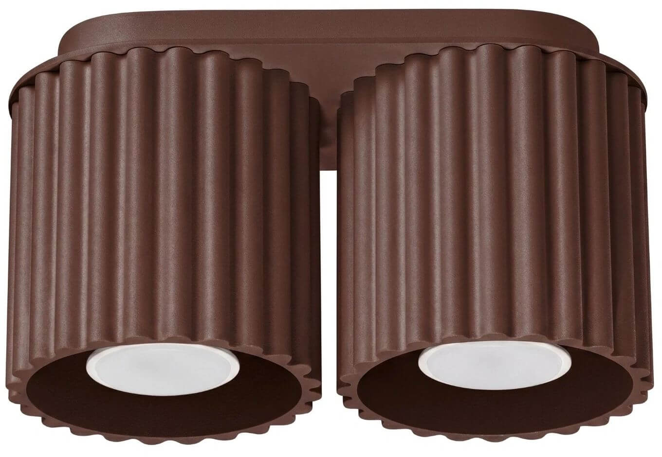 Sollux Lighting Aura stropní světlo 2x10 W hnědá SL.2424