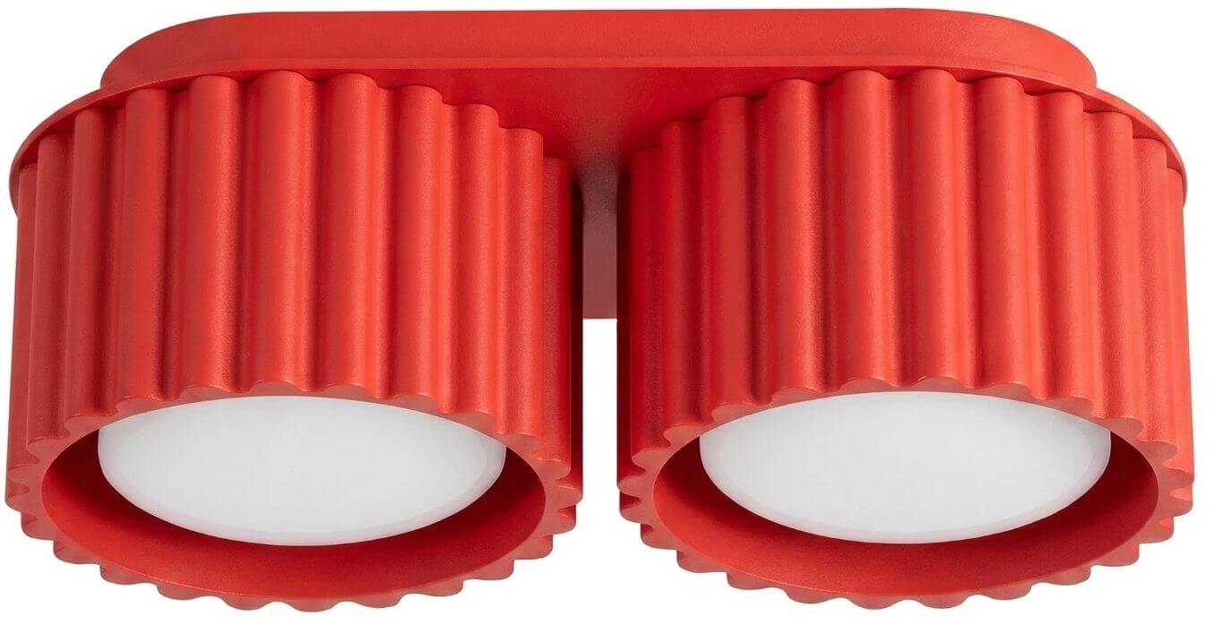 Sollux Lighting Aura stropní světlo 2x10 W červená SL.2422