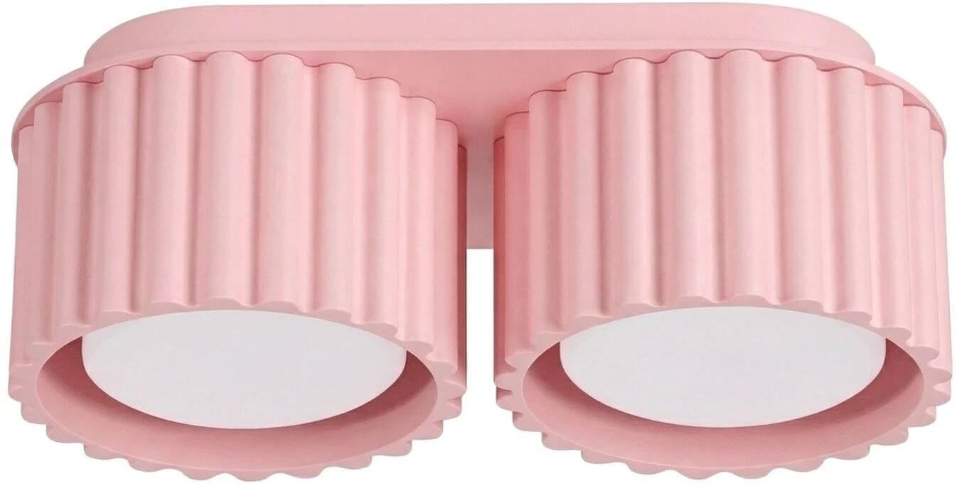 Sollux Lighting Aura stropní světlo 2x10 W růžová SL.2407