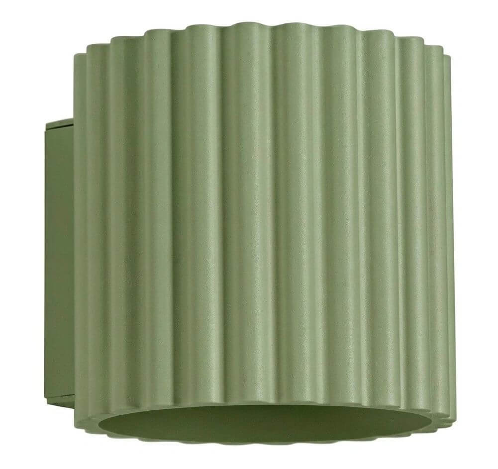 Sollux Lighting Aura nástěnné svítidlo 1x8 W zelená SL.2410