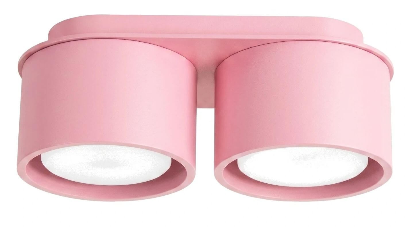 Sollux Lighting Modo stropní světlo 2x10 W růžová SL.2467
