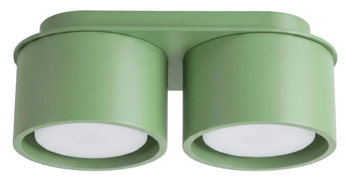 Sollux Lighting Modo stropní světlo 2x10 W zelená SL.2471
