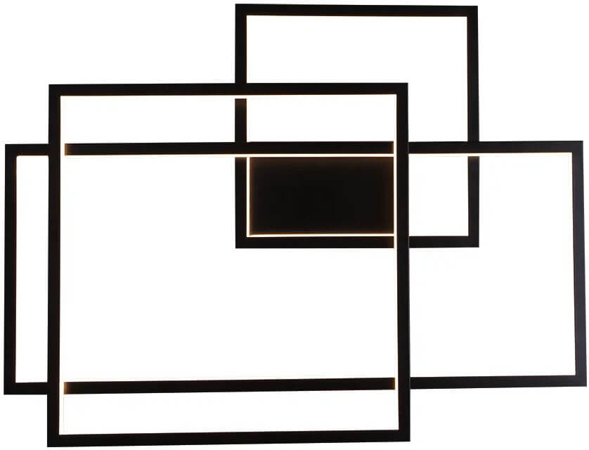 MaxLight Geometric nástěnné svítidlo 1x45 W černá W0233D