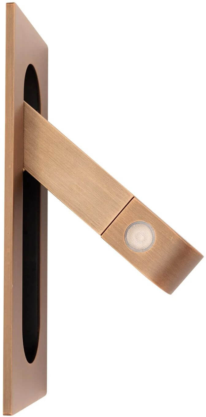 MaxLight Libra nástěnné svítidlo 1x3 W mosaz W0377