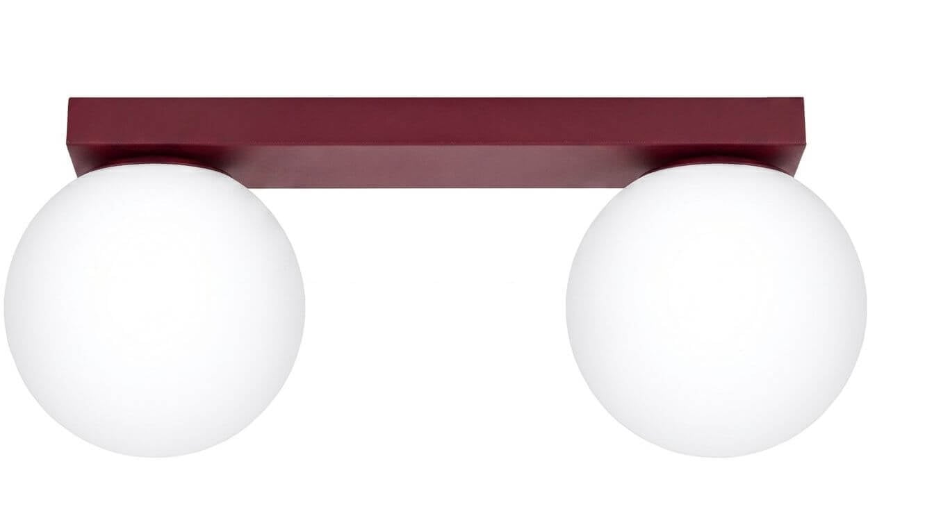 Sollux Lighting Yoli stropní světlo 2x8 W vínová SL.2251