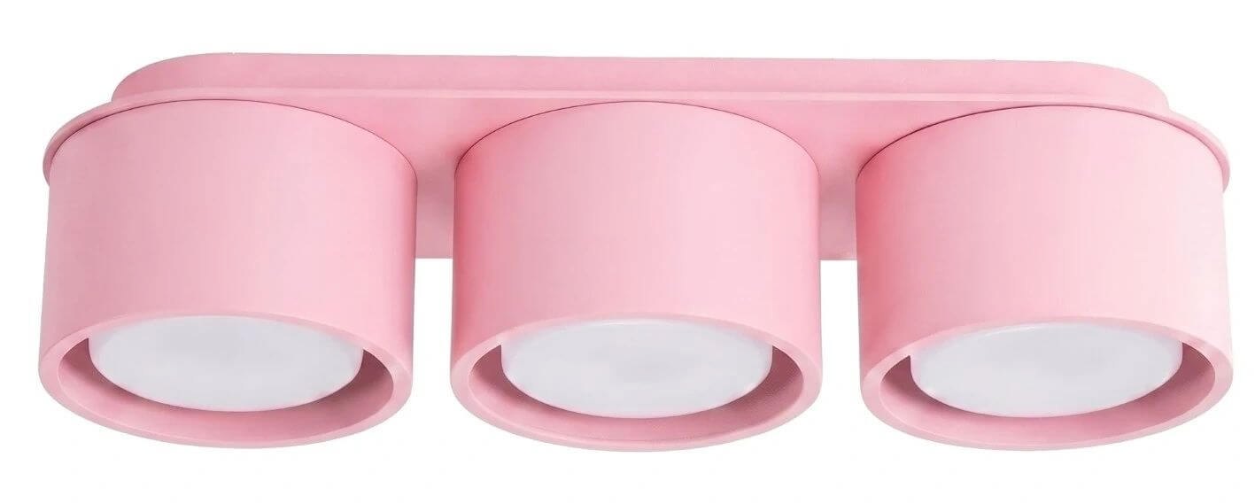 Sollux Lighting Modo stropní světlo 3x10 W růžová SL.2468