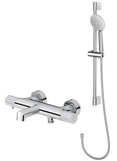 Sada vanová baterie Cersanit Zen S951-563, sprchová sada Cersanit Zen S951-856