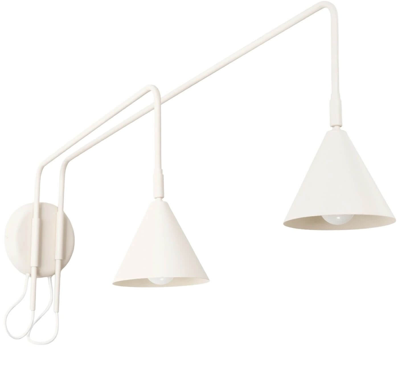 Sollux Lighting Nox nástěnné svítidlo 2x10 W béžová SL.2509