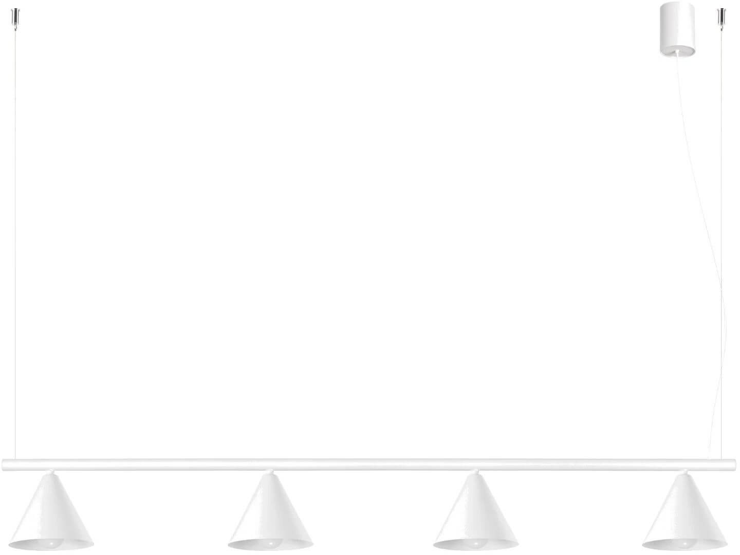 Sollux Lighting Nox závěsné svítidlo 4x10 W bílá SL.2551