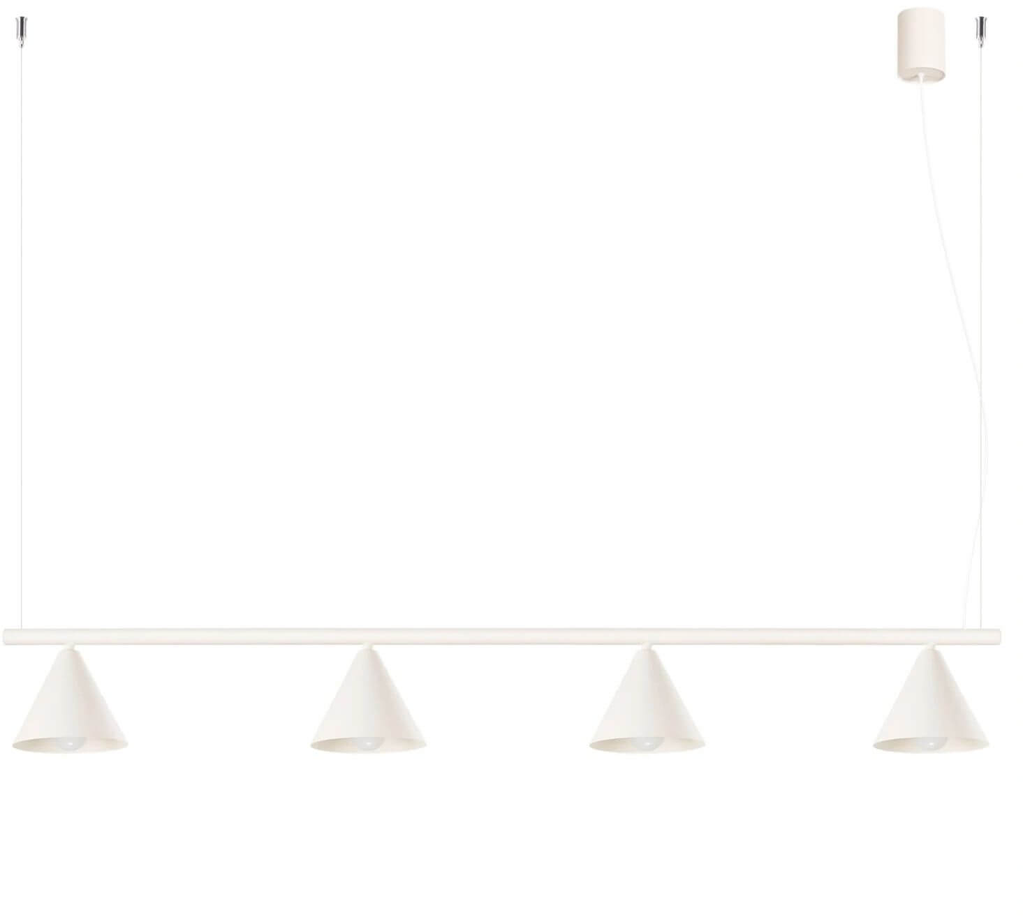Sollux Lighting Nox závěsné svítidlo 4x10 W béžová SL.2554