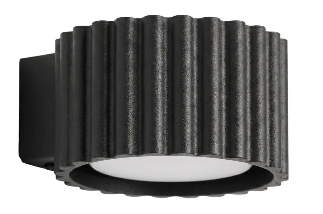Sollux Lighting Aura nástěnné svítidlo 1x10 W černá SL.2613