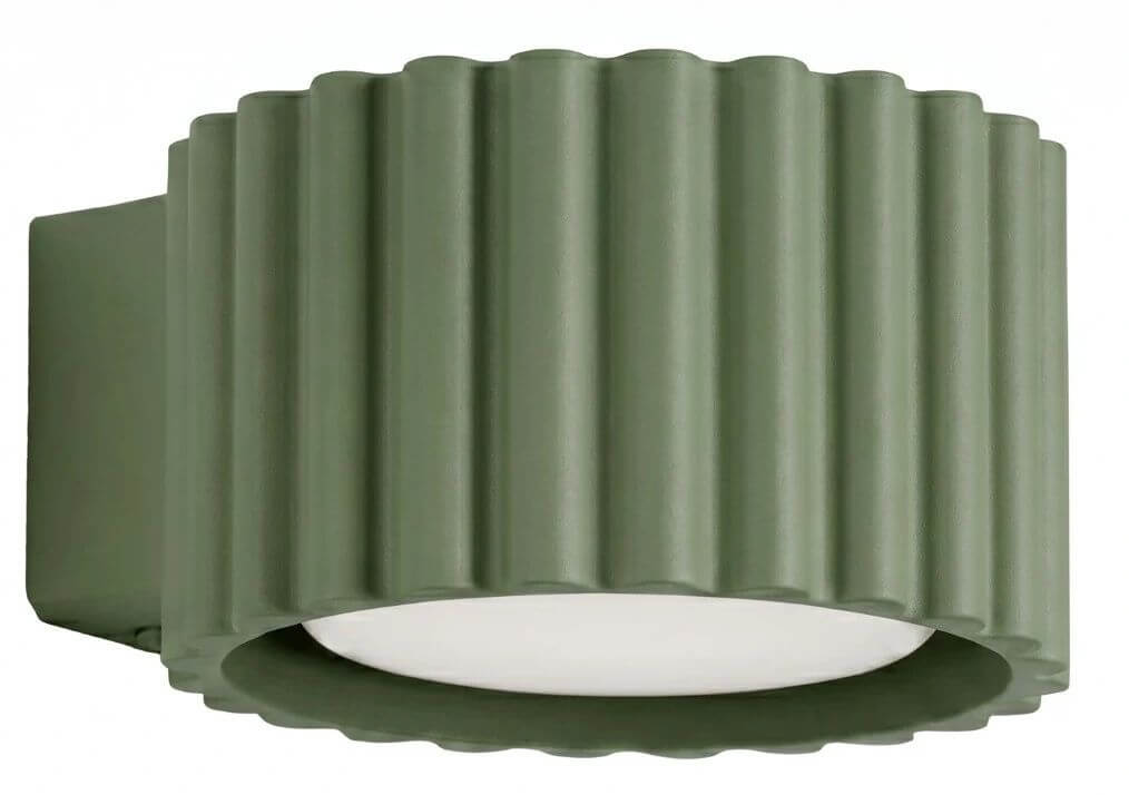 Sollux Lighting Aura nástěnné svítidlo 1x10 W zelená SL.2615