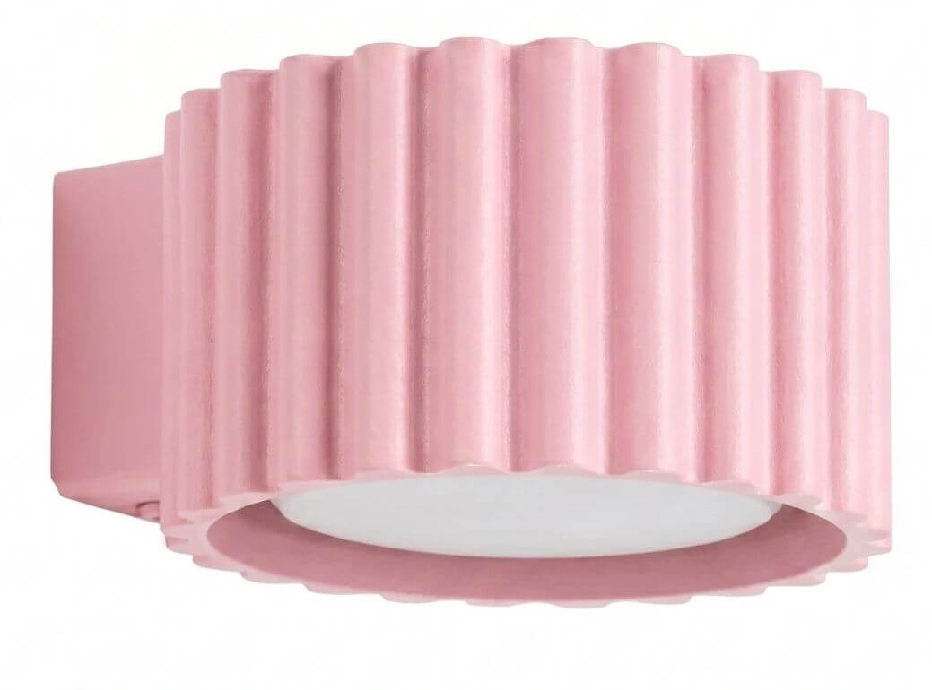 Sollux Lighting Aura nástěnné svítidlo 1x8 W růžová SL.2622