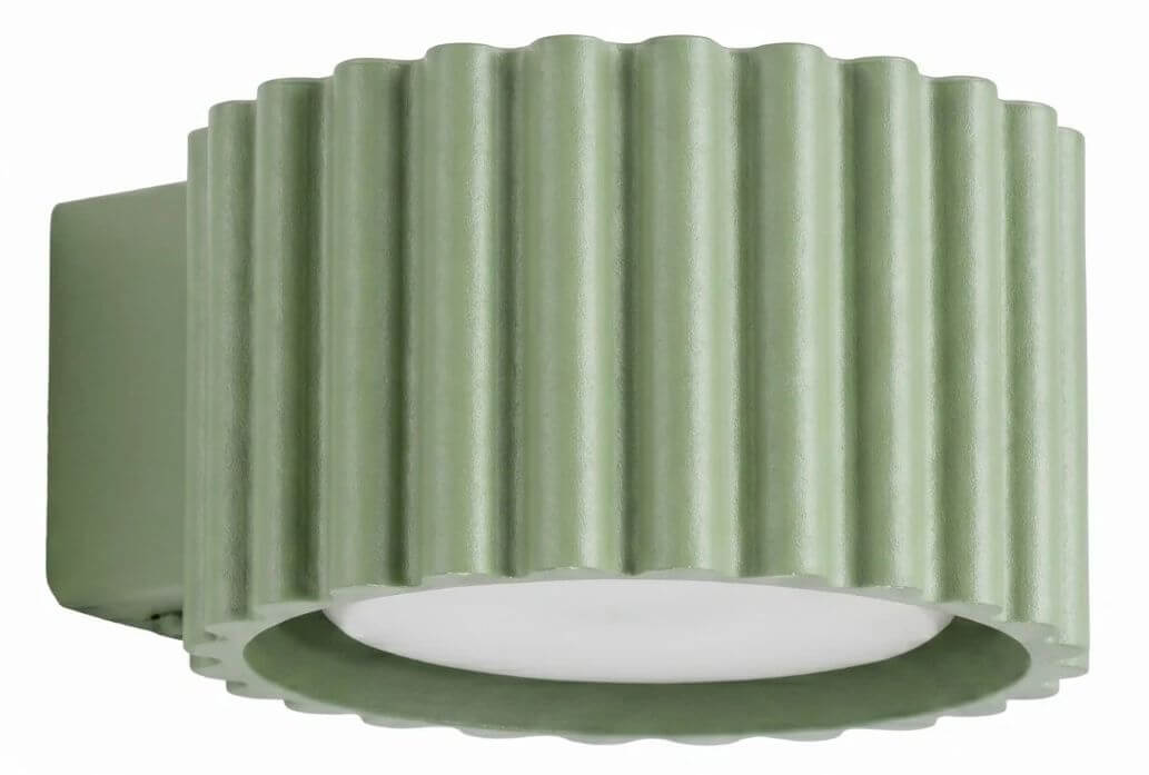 Sollux Lighting Aura nástěnné svítidlo 1x8 W zelená SL.2623