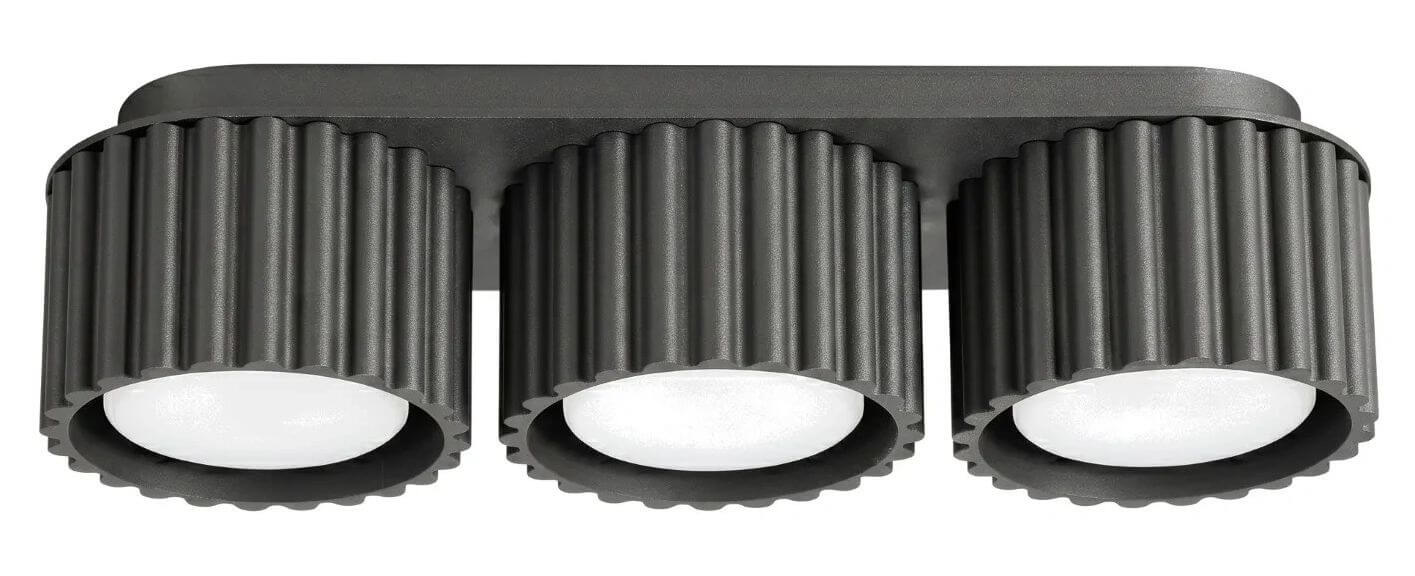 Sollux Lighting Aura stropní světlo 3x10 W černá SL.2629