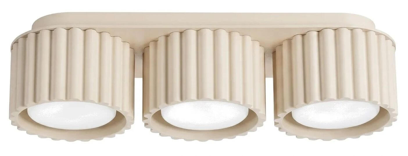 Sollux Lighting Aura stropní světlo 3x10 W béžová SL.2630