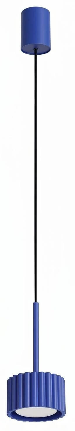 Sollux Lighting Aura závěsné svítidlo 1x10 W modrá SL.2682
