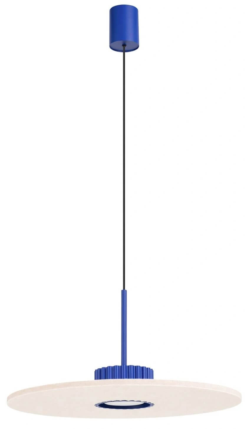 Sollux Lighting Ovo závěsné svítidlo 1x10 W modrá-béžová SL.2693