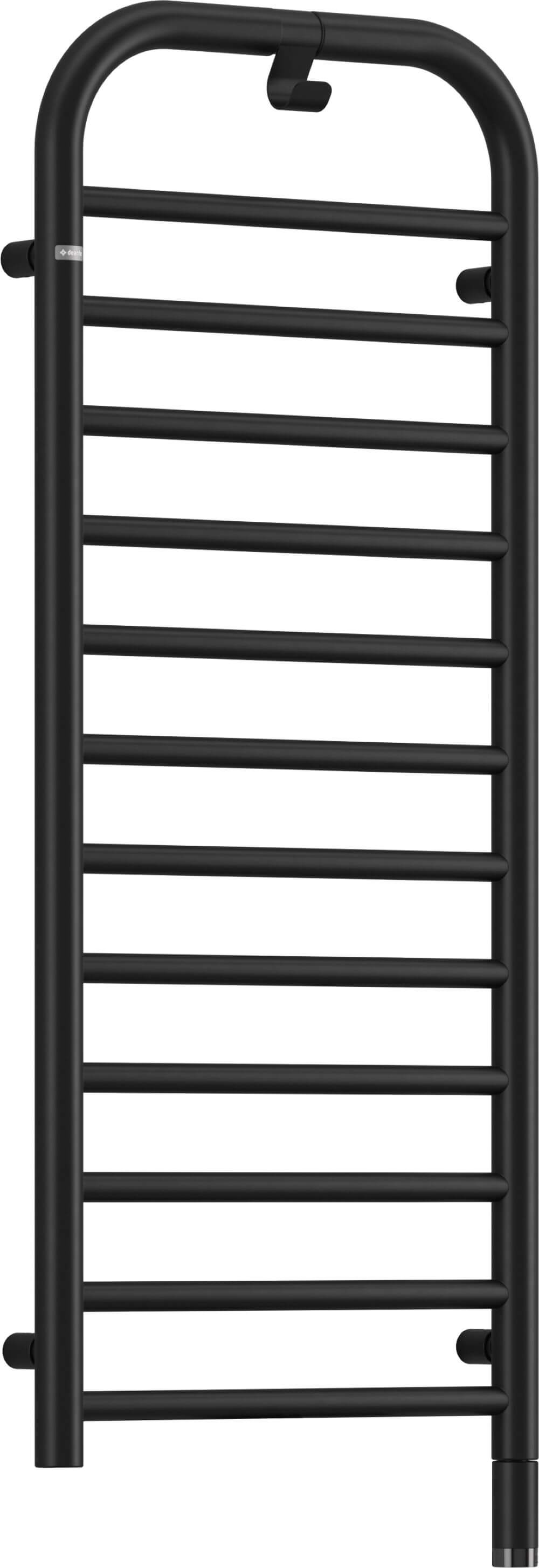 Deante Silia elektrický radiátor s topným tělesem 129.5x50 cm černá AGI_NG41E